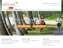 Tablet Screenshot of palmcovequeensland.net